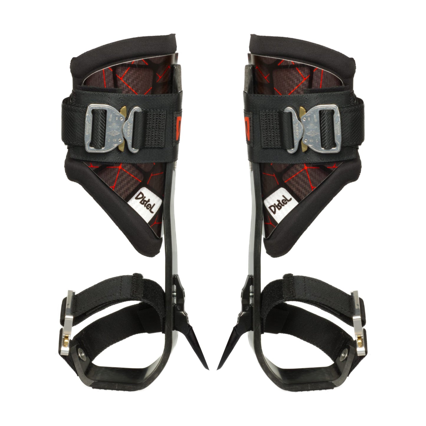 Distel Carbon 3.1 'Click' Climbing Spurs - Click Buckle Straps