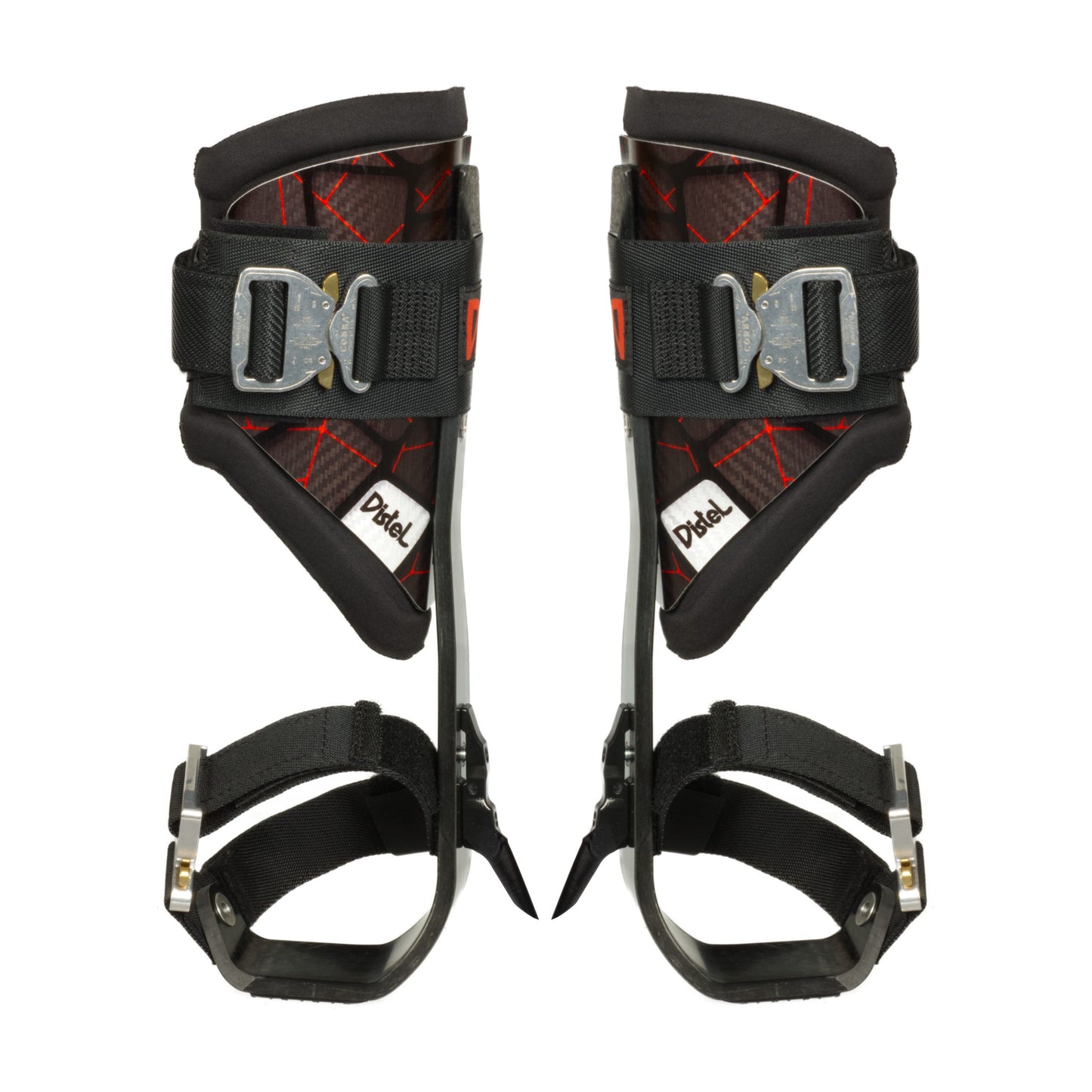 Distel Carbon 3.1 'Click' Climbing Spurs - Click Buckle Straps