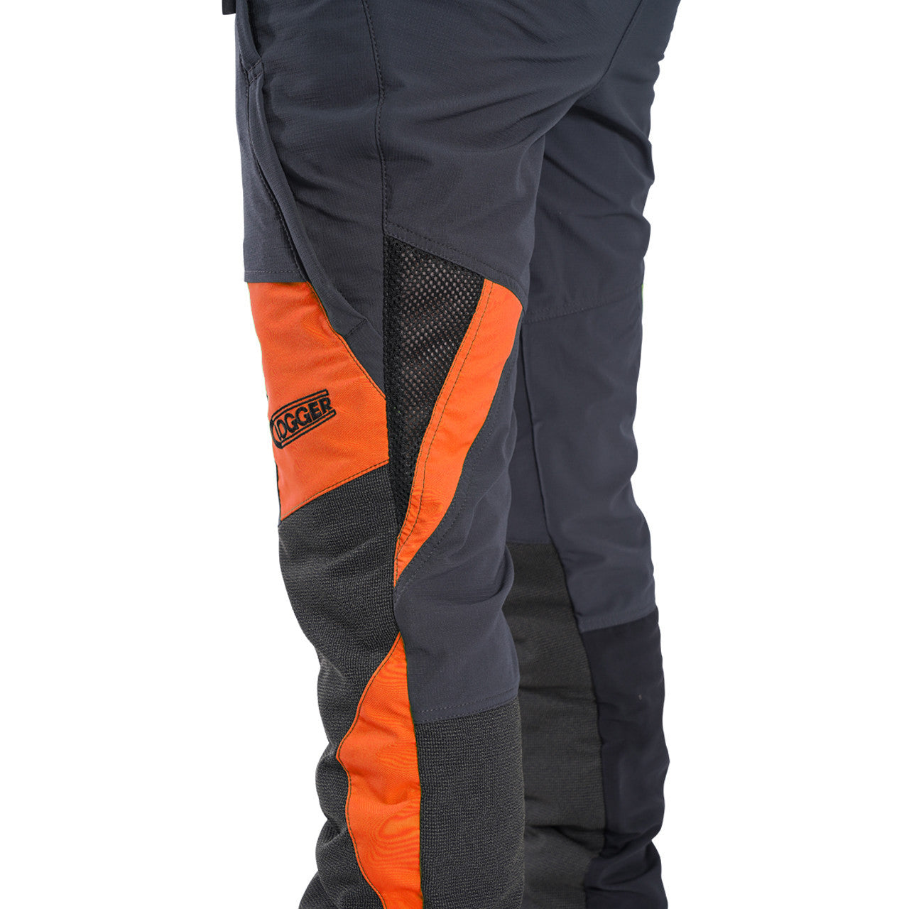 Clogger Zero (Gen2) Chainsaw Trousers - Grey/Orange
