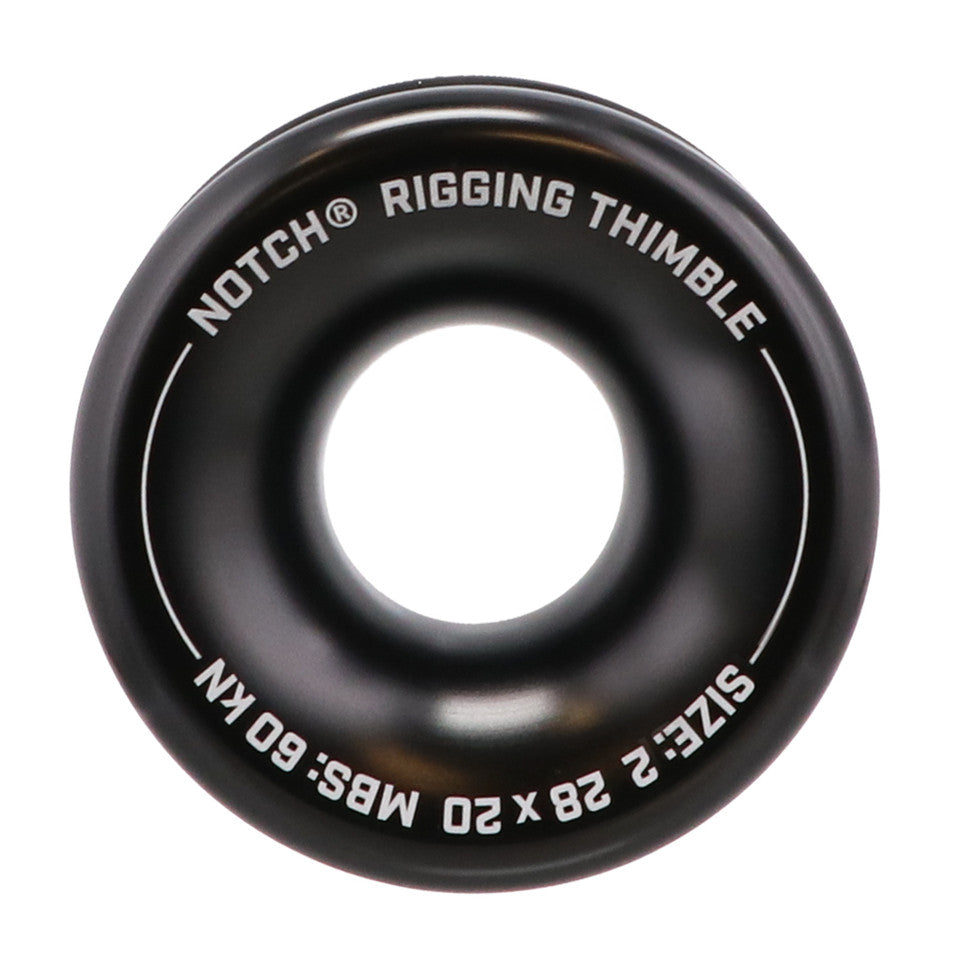 Notch Hard Coated Rigging Aluminium Thimble
