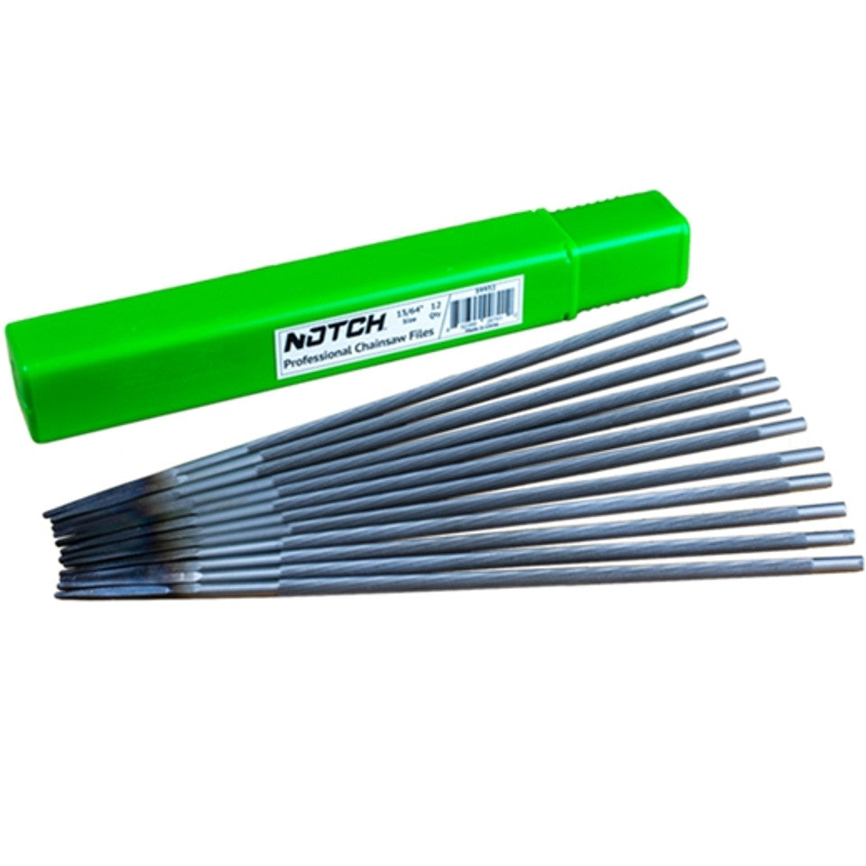 Notch Professional Chainsaw Files and File Box