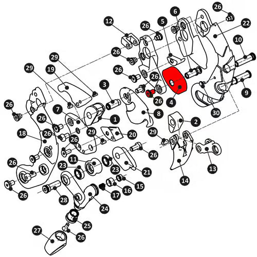 ART Blackbird Friction Booster Clamp Jaw