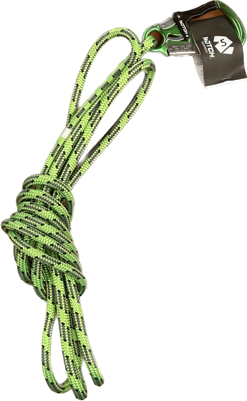LRV8 Cougar Pole Belt Flipline with Notch Triple Action Snap Hook