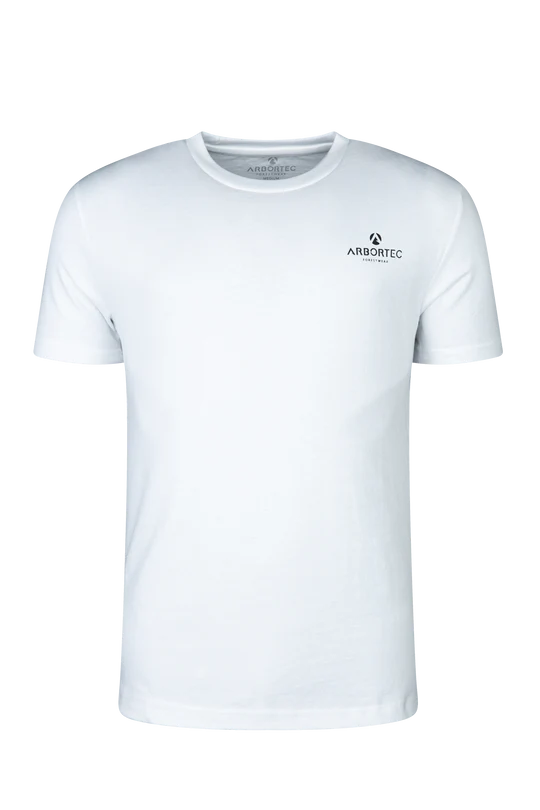 Arbortec Short Sleeve White T-Shirt: Live the Tree Life