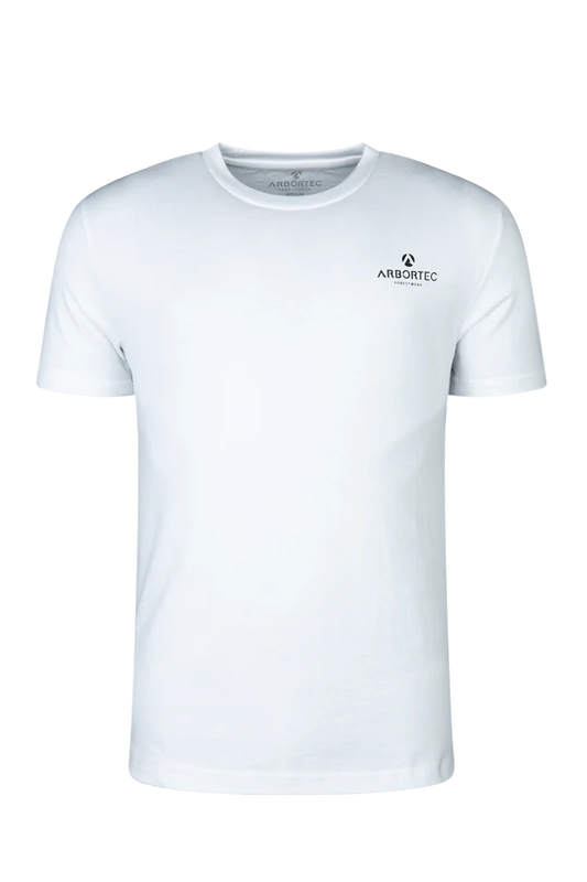 Arbortec Short Sleeve White T-Shirt: Live the Tree Life