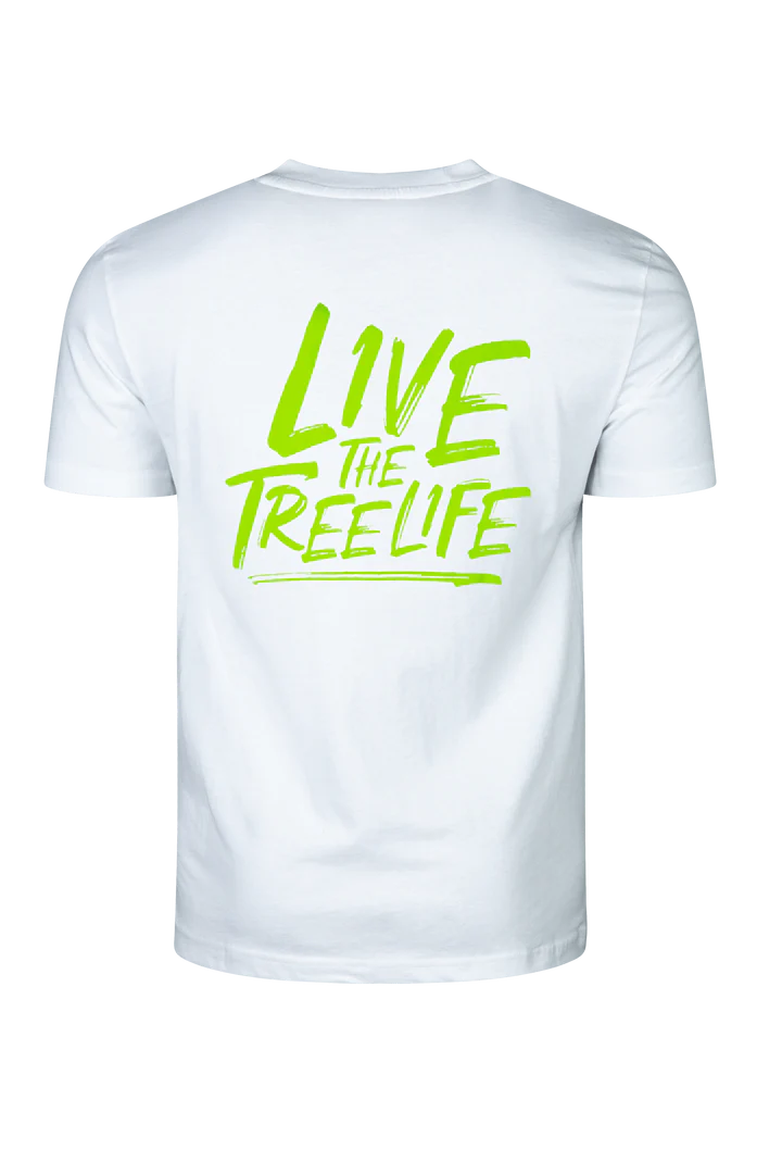 Arbortec Short Sleeve White T-Shirt: Live the Tree Life