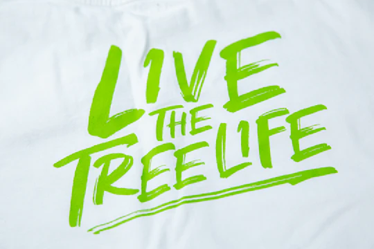 Arbortec Short Sleeve White T-Shirt: Live the Tree Life