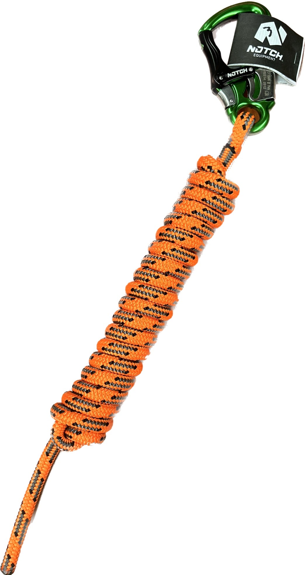 LRV8 Cougar Pole Belt Flipline with Notch Triple Action Snap Hook