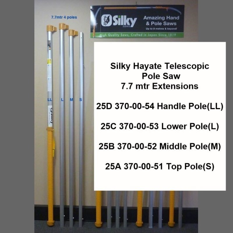 Silky Hayate 7.7m Replacement Poles