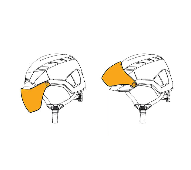 Singing Rock Cover - Visor for Singing Rock Blast Helmet