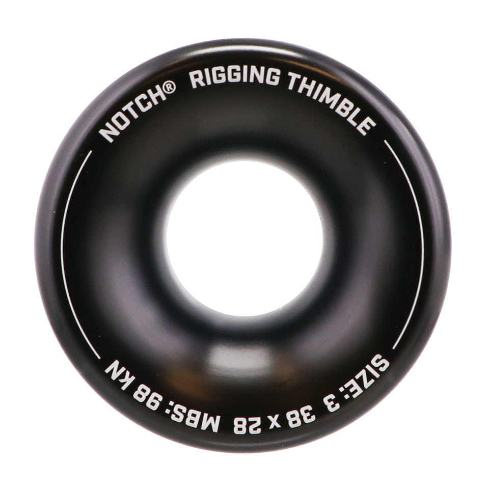 Notch Hard Coated Rigging Aluminium Thimble
