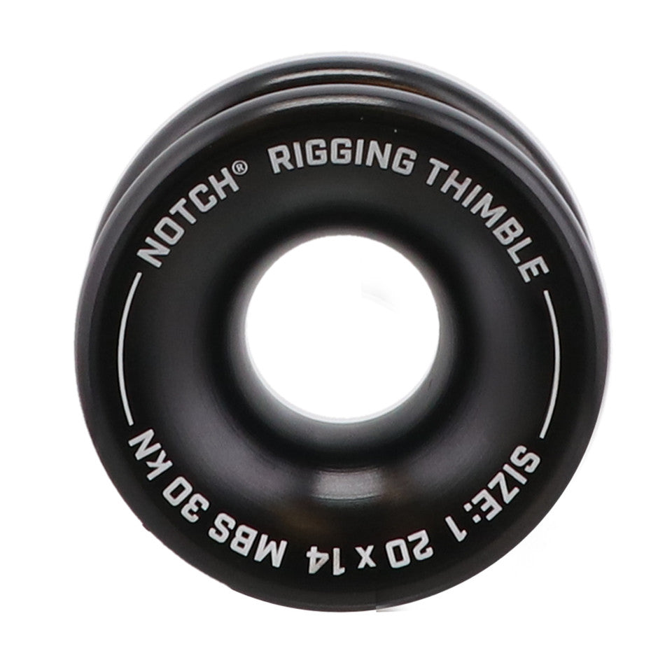 Notch Hard Coated Rigging Aluminium Thimble