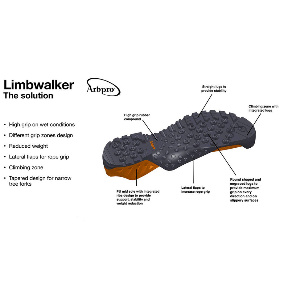Arbpro NEO Climbing Boots with Limbwalker Soles