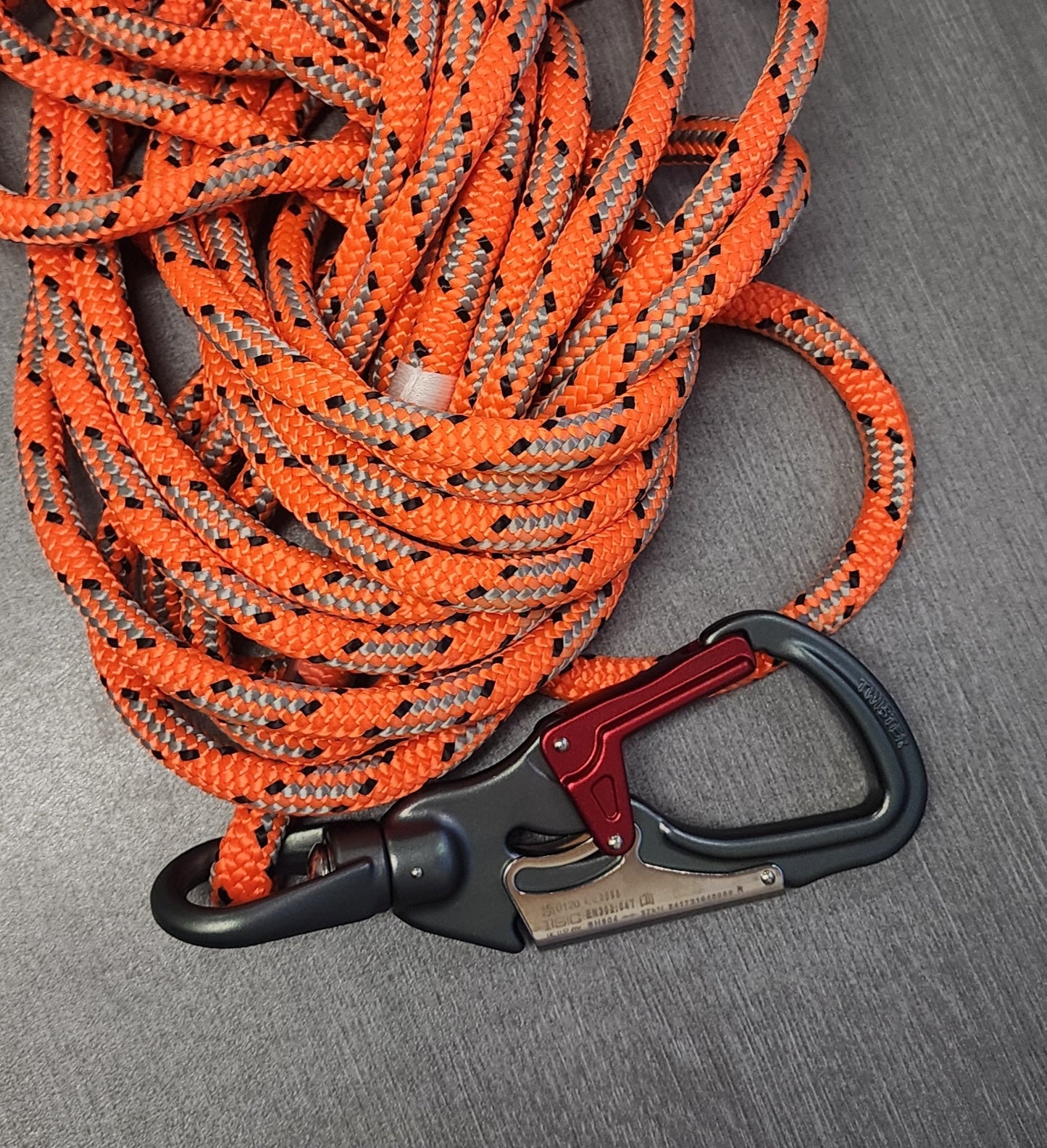 LRV8 Cougar Pole Belt Flipline with ISC Double Action Snap Hook (Swivel)