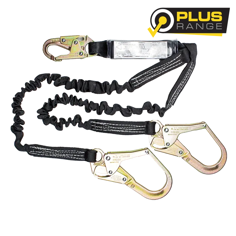 Zero ScaffProX - Double Elasticated Lanyard with Snaphook and Scafell Hooks - 181kg rated