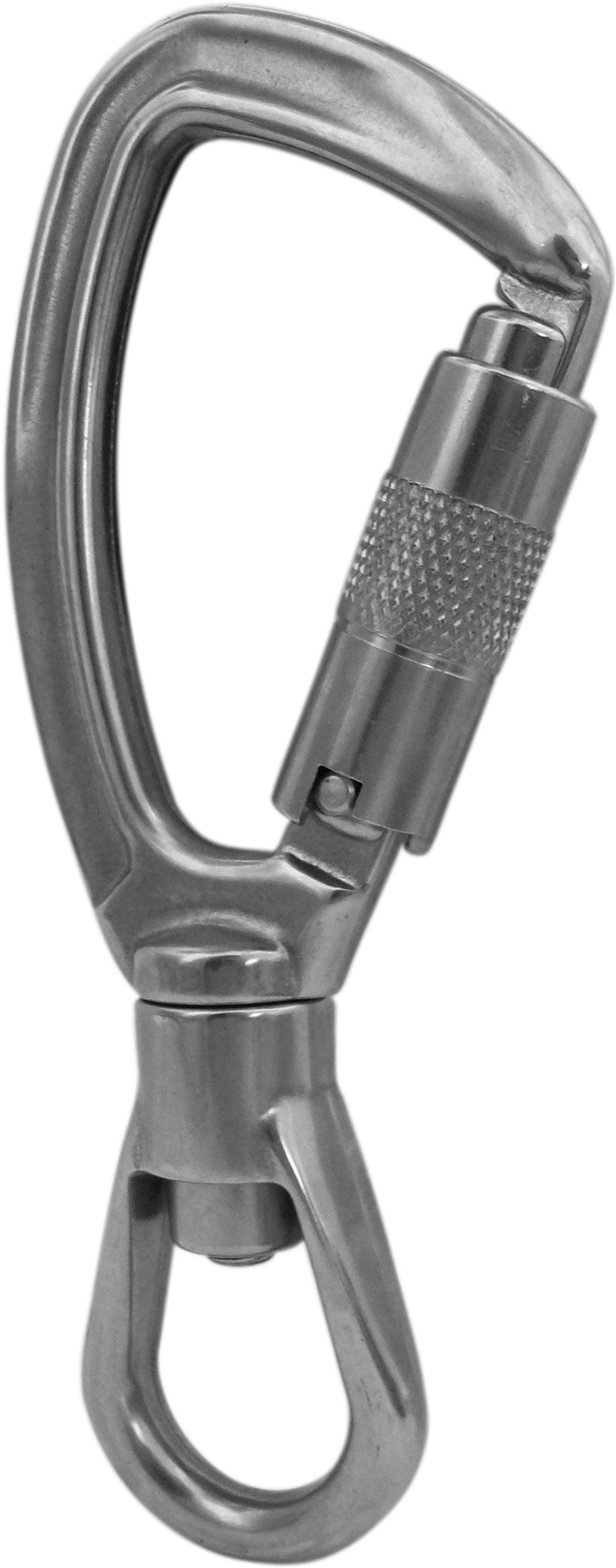 ISC Twister Swivel Eye Steel Carabiner - KH260SS1