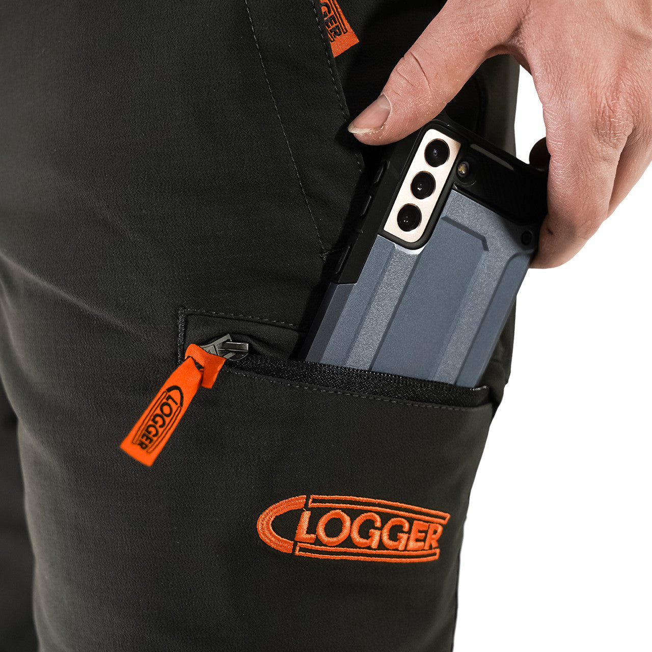 Clogger DefenderPRO Gen2 Tough Men's Chainsaw Trousers with Reflective Band