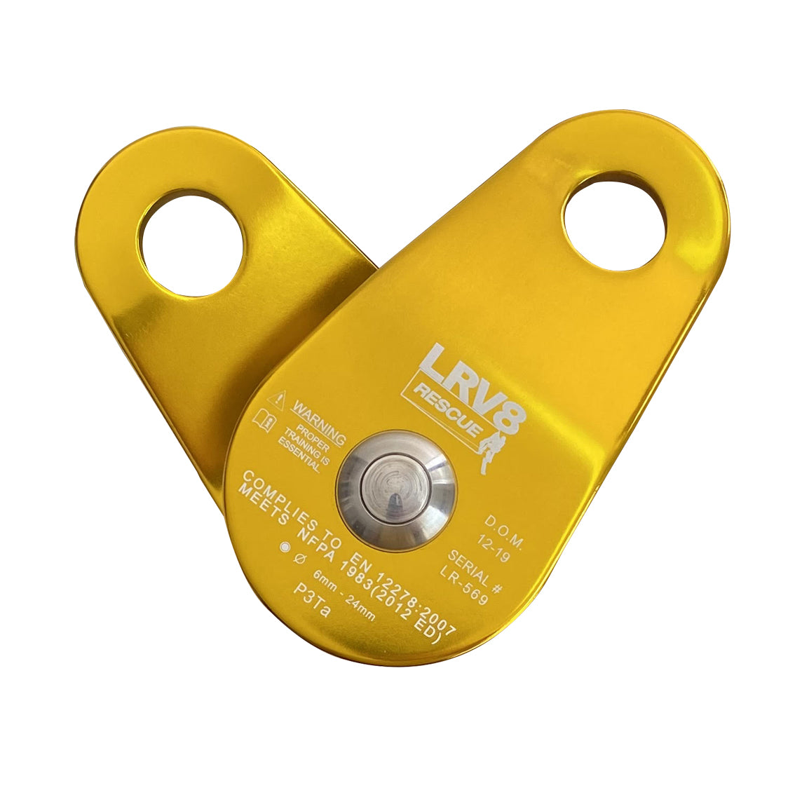 LRV8 P3Ta 120kN Swing Cheek Pulley - LRV8 Rescue