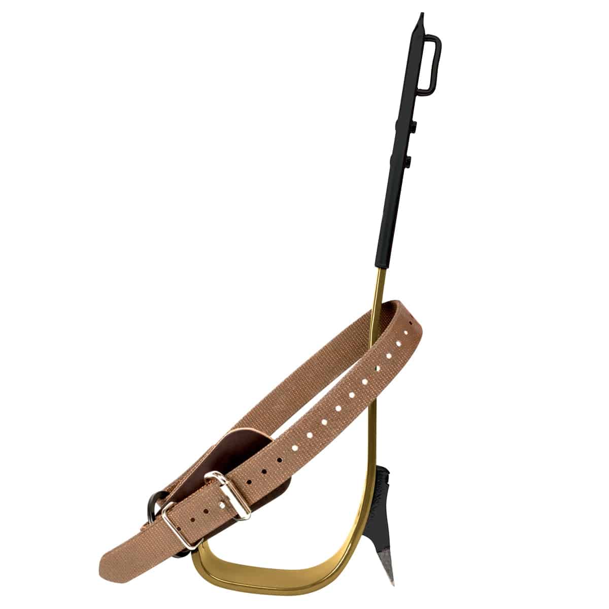 BUCKINGHAM BUCKLITE TITANIUM POLE CLIMBERS WITH FOOT STRAPS