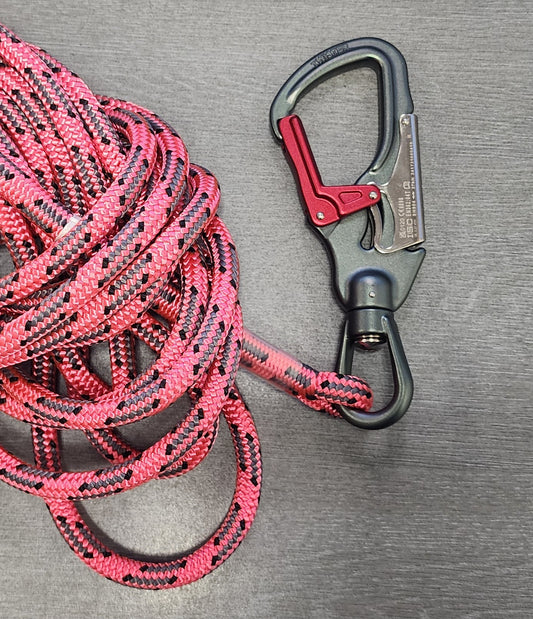 LRV8 Cougar Pole Belt Flipline with ISC Double Action Snap Hook (Swivel)