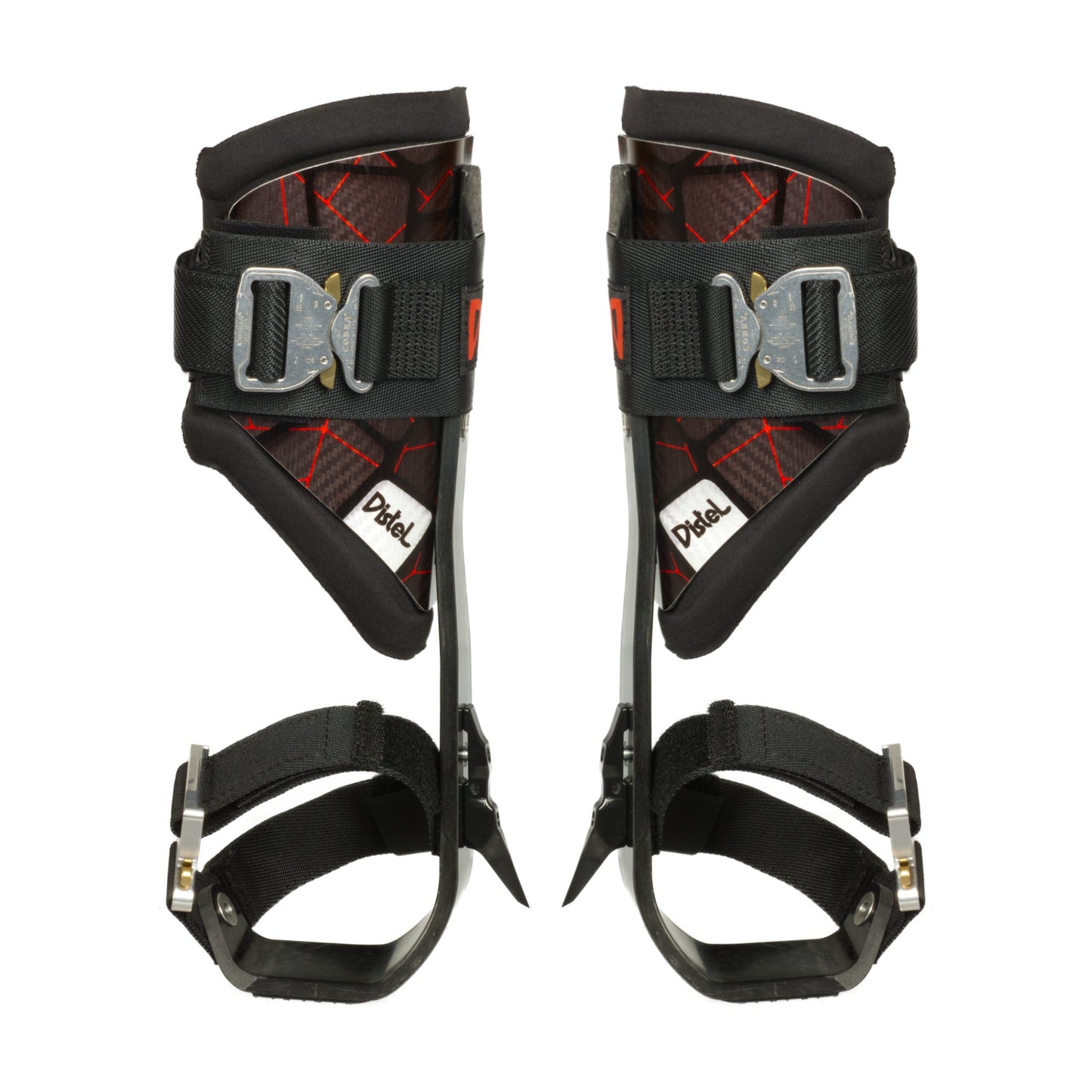 Distel Carbon 3.1 'Click' Climbing Spurs - Click Buckle Straps