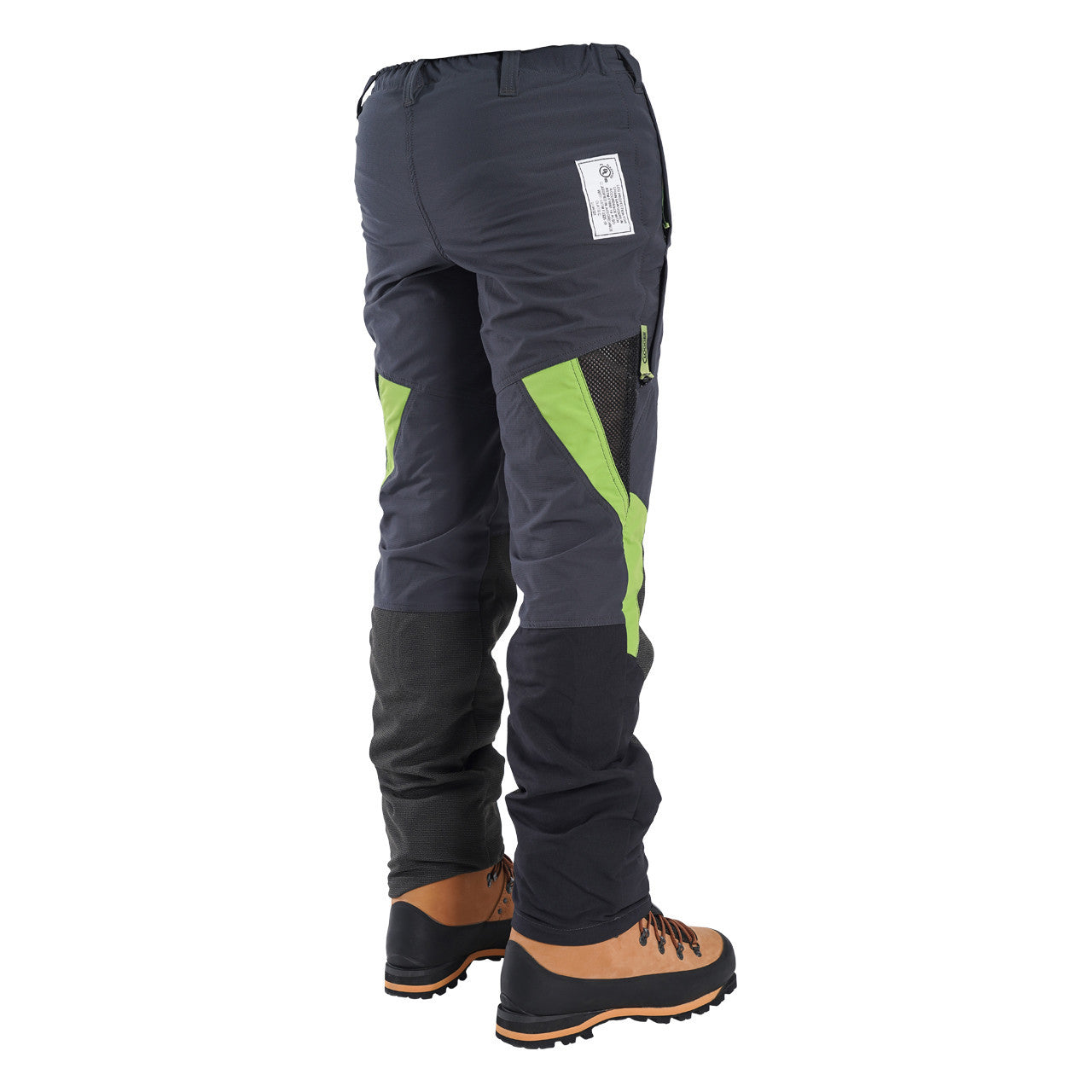 Clogger Zero Gen2 Light and Cool Men's Chainsaw Trousers TU71Z - Grey/Green