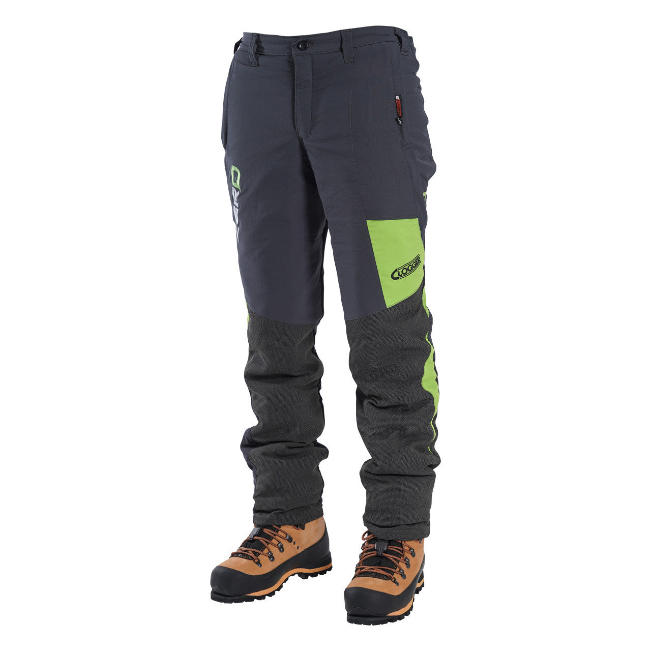 Clogger Zero Gen2 Light and Cool Men's Chainsaw Trousers TU71Z - Grey/Green