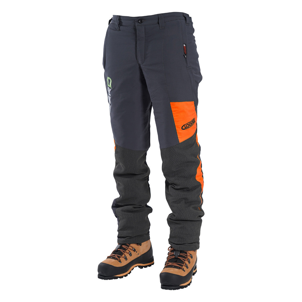 Clogger Zero (Gen2) Chainsaw Trousers - Grey/Orange