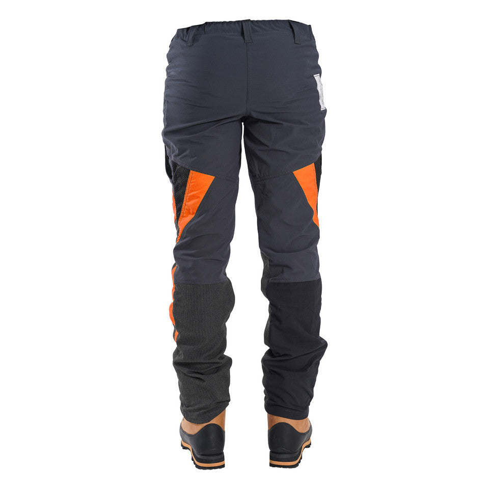 Clogger Zero (Gen2) Chainsaw Trousers - Grey/Orange