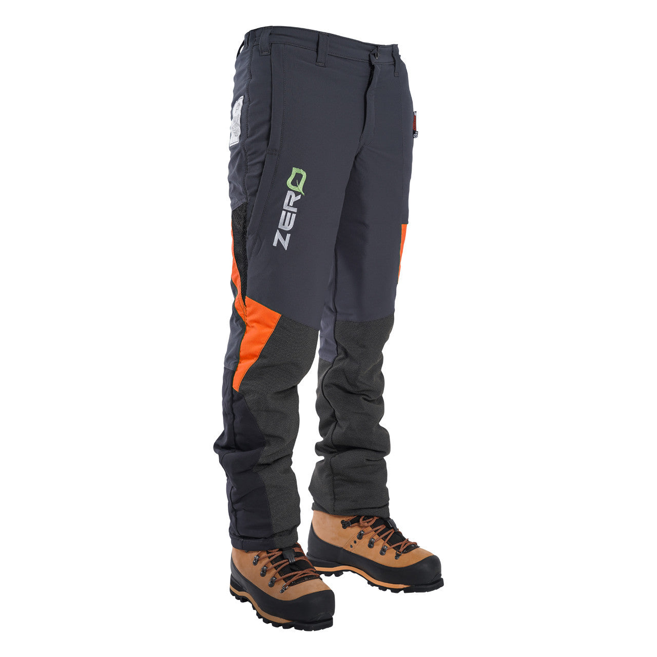 Clogger Zero (Gen2) Chainsaw Trousers - Grey/Orange