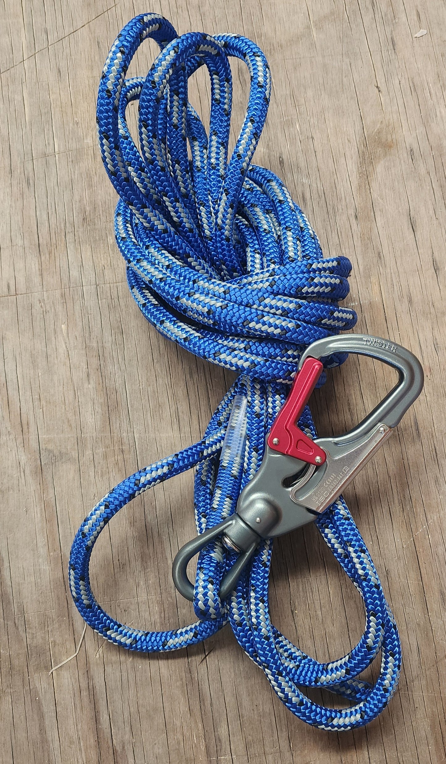 LRV8 Cougar Pole Belt Flipline with ISC Double Action Snap Hook (Swivel)