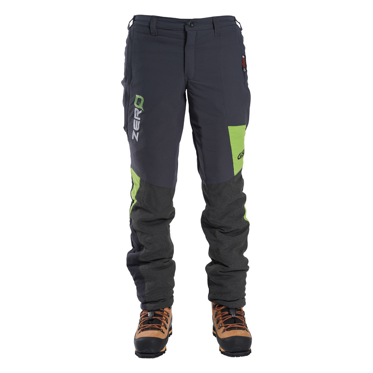 Clogger Zero Gen2 Light and Cool Men's Chainsaw Trousers TU71Z - Grey/Green