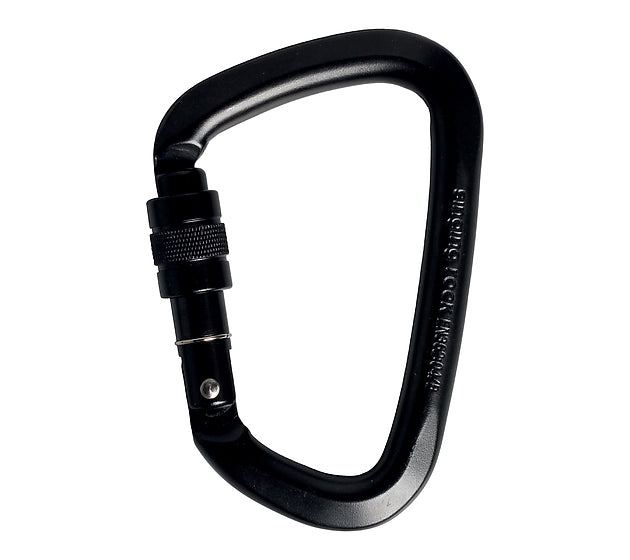Singing Rock D Steel Carabiner - 50kN