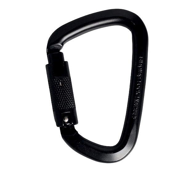 Singing Rock D Steel Carabiner - 50kN