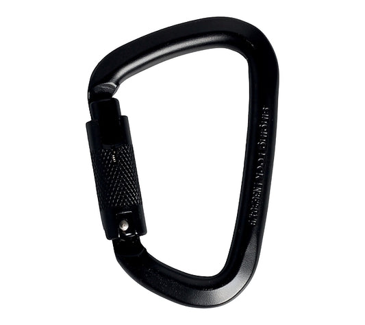 Singing Rock D Steel Carabiner - 50kN