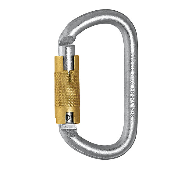 Singing Rock Oval Steel Carabiner - 30kN