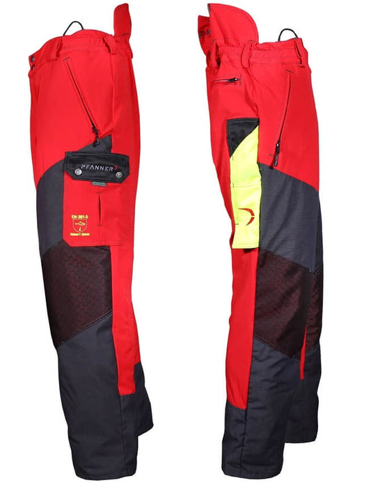 KEPROTEC LIGHT CHAINSAW PANTS PFANNER®CLASS 1 – RED