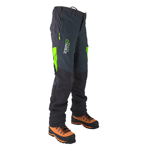 Clogger Zero Ultra Chainsaw Trousers - Grey/Green