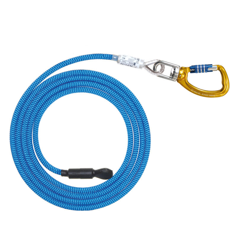 FTC Azur - Steel Core Lanyard with Twister Carabiner (No Adjuster)
