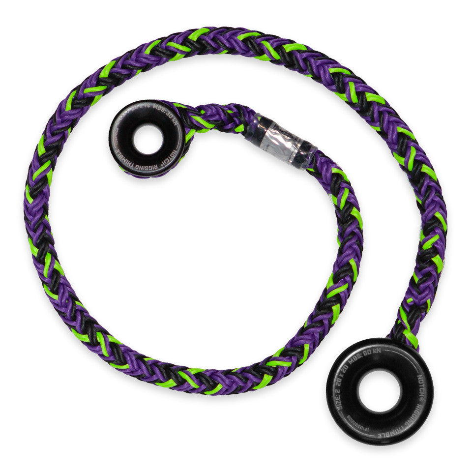 Rope Logic 12mm Sterling Streaked Retrievable Rig and Ring - 1m