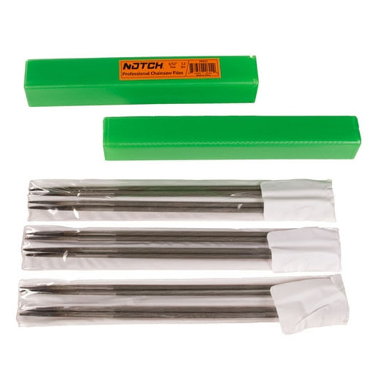 Notch Professional Chainsaw Files and File Box