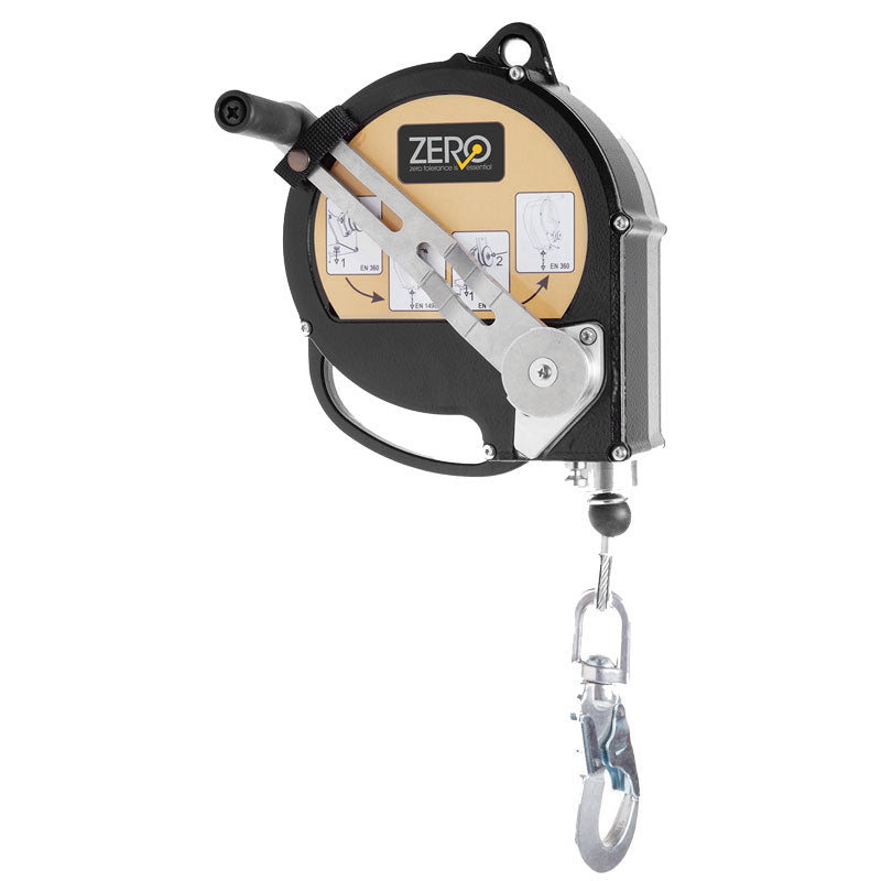 ZERO BlocMaxR1 Type 3 Retractable Rescue Winch/Inertia Reel - 15m