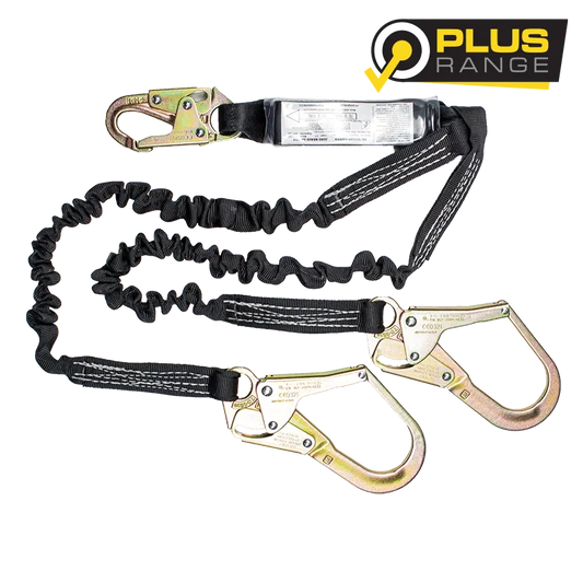 Zero ScaffProX - Double Elasticated Lanyard with Snaphook and Scafell Hooks - 181kg rated