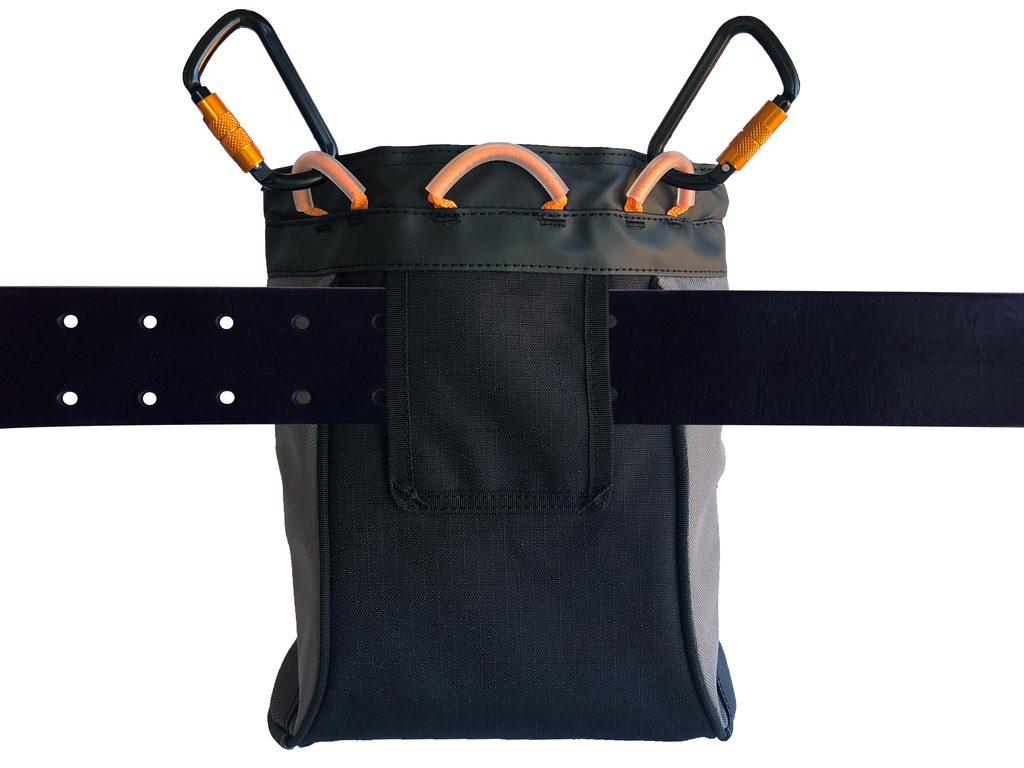 Klein Tools 5416T Tool Bag, Bull-Pin and Bolt Pouch, No. 4 Canvas with  Tunnel Connection - YouTube