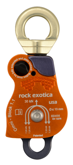 Rock Exotica Omni-Block 1.1" Double Pulley